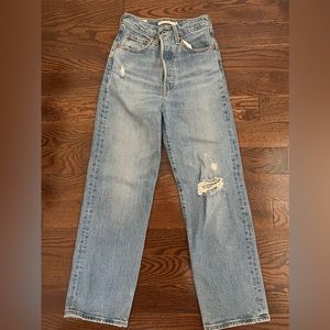 Levi’s rib cage straight jeans